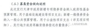 特殊再融资债券发行继续：天津拟发210亿一般债，用于偿还存量债务